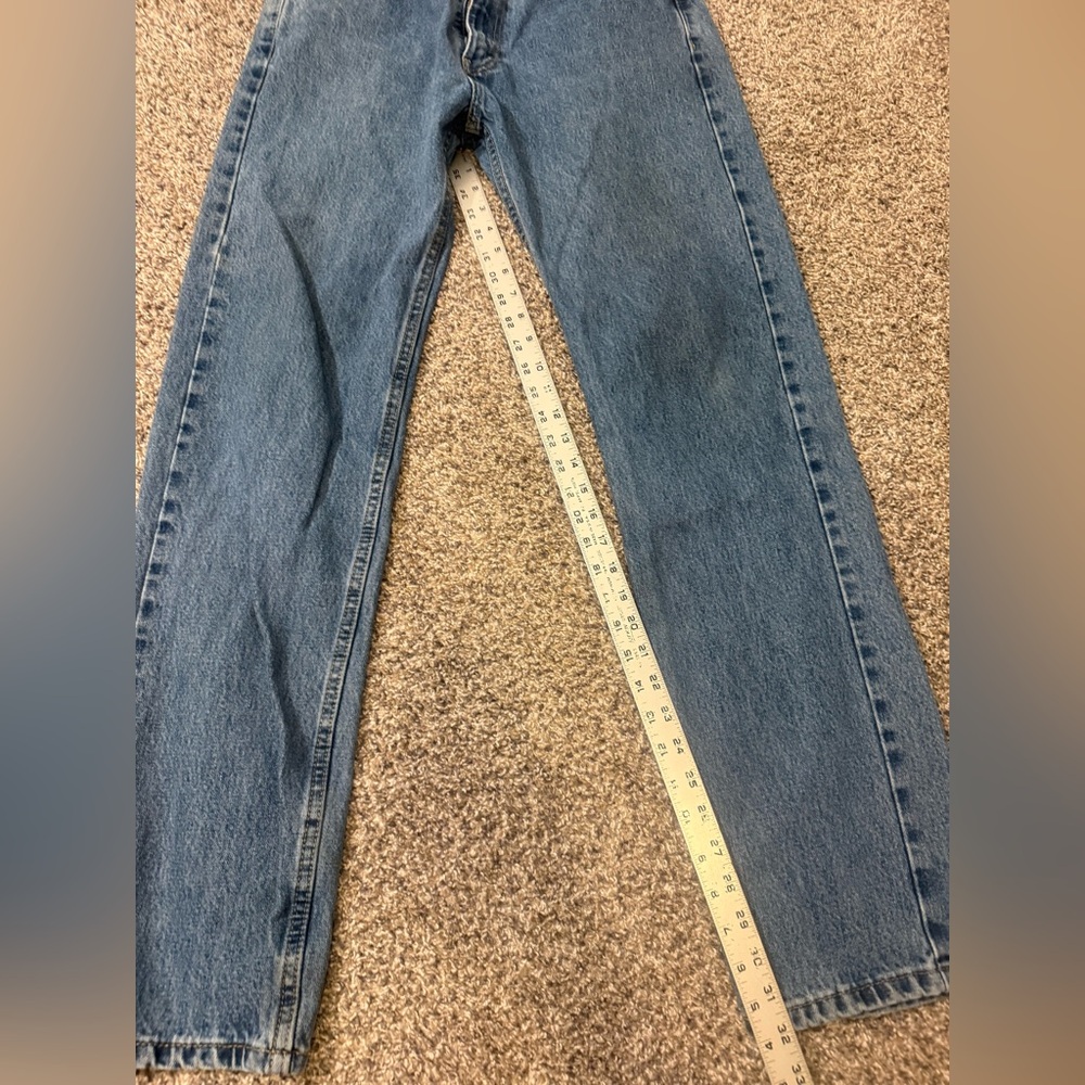 Levi's Men's Straight Blue Jeans- Levi 505 Size 34x34 - Picture 6 of 7